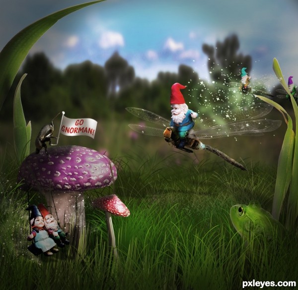 Garden Games photoshop picture)