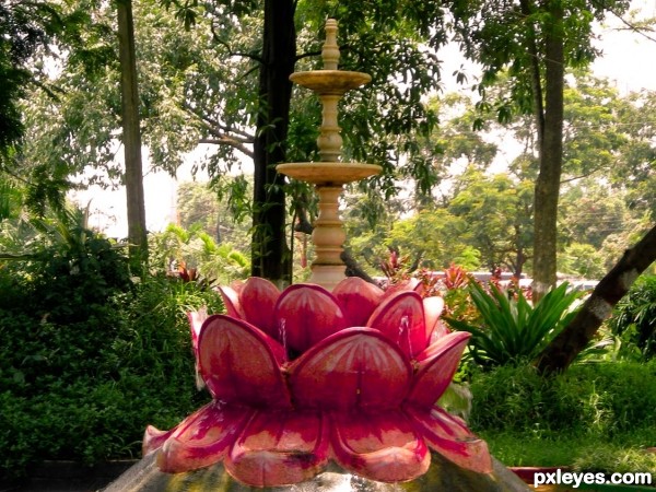 Fountain in the Garden