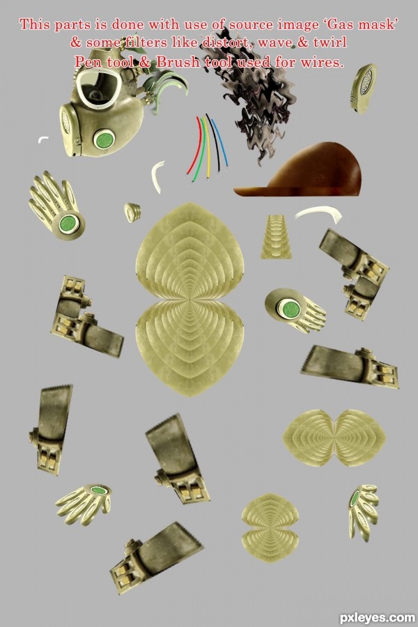 Creation of MASKMAN II: Step 1