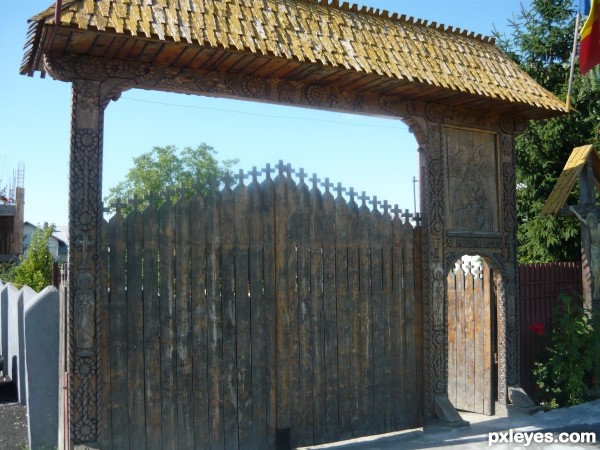 monastery gate