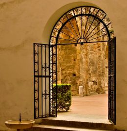 Gate Into the courtyard