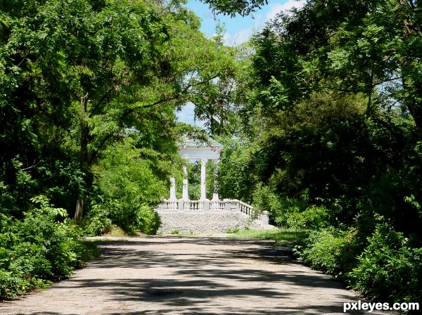 in the city park 