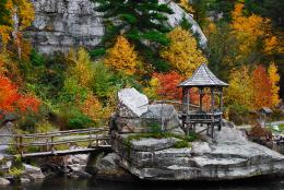 autumn gazebo