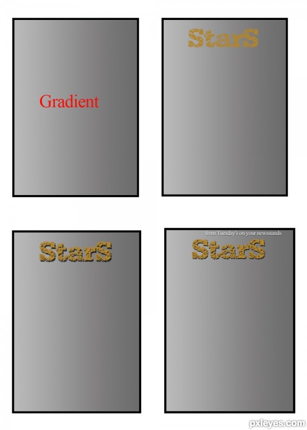 Creation of Stars Magazine: Step 4
