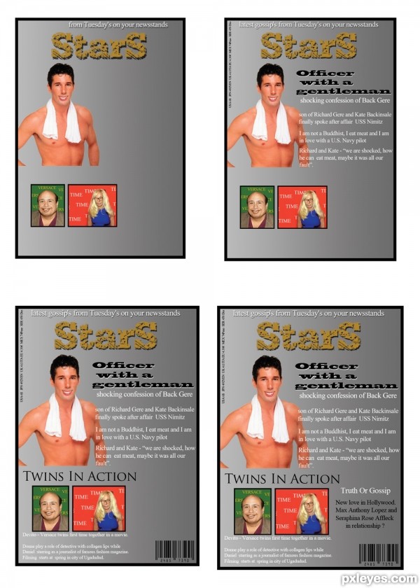Creation of Stars Magazine: Step 5