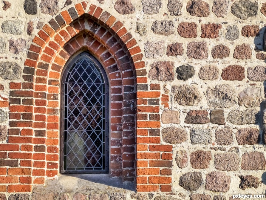 Window of the St. Firminus Church in Doetlingen