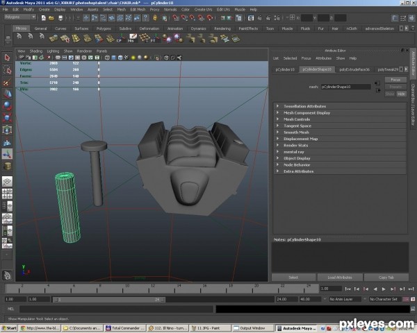 Creation of chopper : Step 25