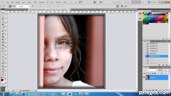 Creation of Miss 30 years: Step 2