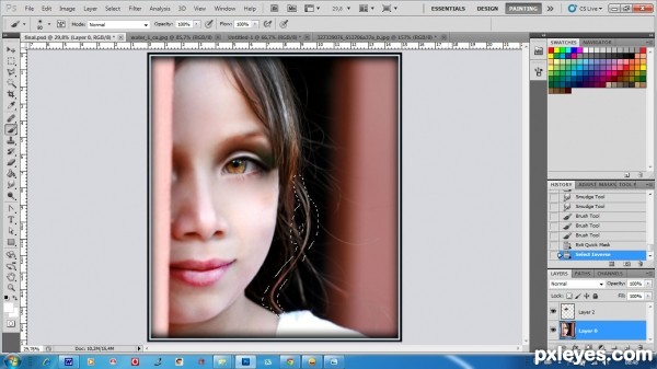 Creation of Miss 30 years: Step 5