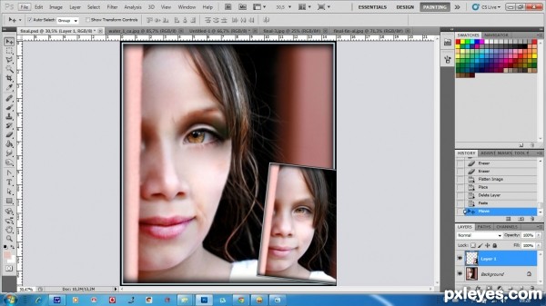 Creation of Miss 30 years: Step 6