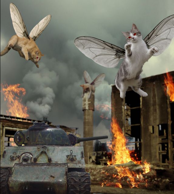 Creation of GIANT KITTYFLIES ATTACK!: Step 7