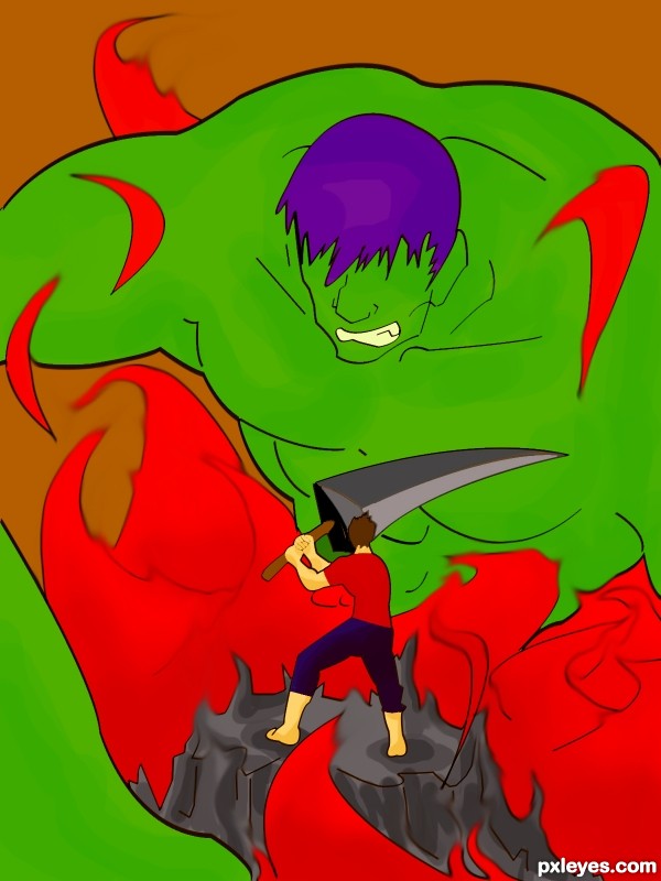 Creation of The HULK vs Juan De La Cruz: Final Result