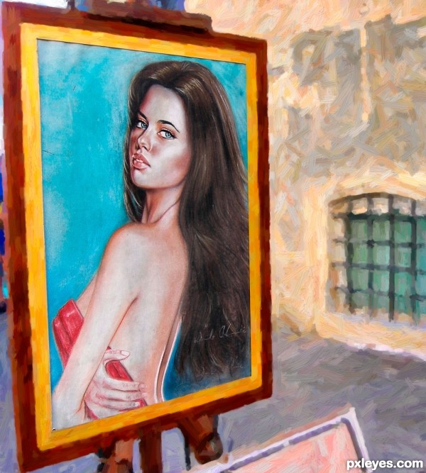 Creation of realistic portrait: Step 1