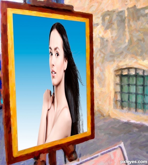 Creation of realistic portrait: Step 4