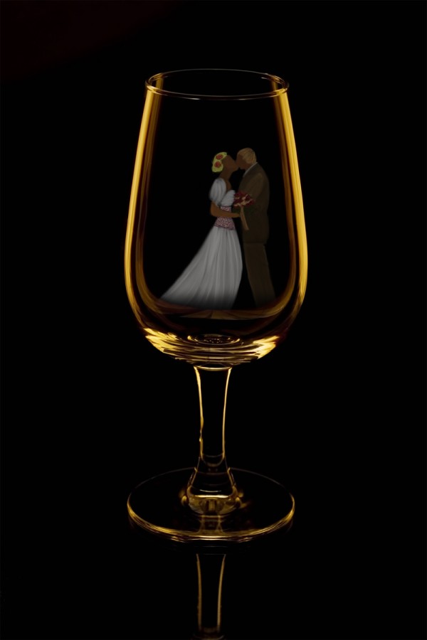 Creation of Married Bliss in a Glass: Final Result