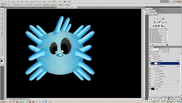 Creation of Cutie: Step 8