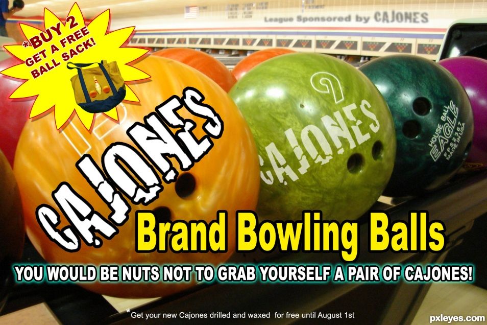 Creation of Cajones Bowling Balls: Final Result
