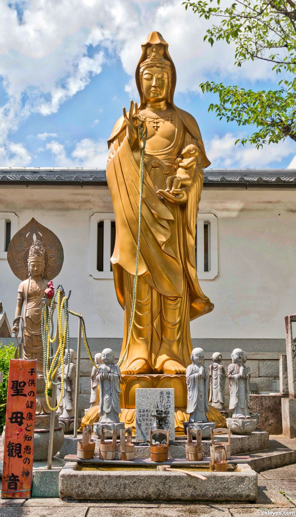 Golden statue