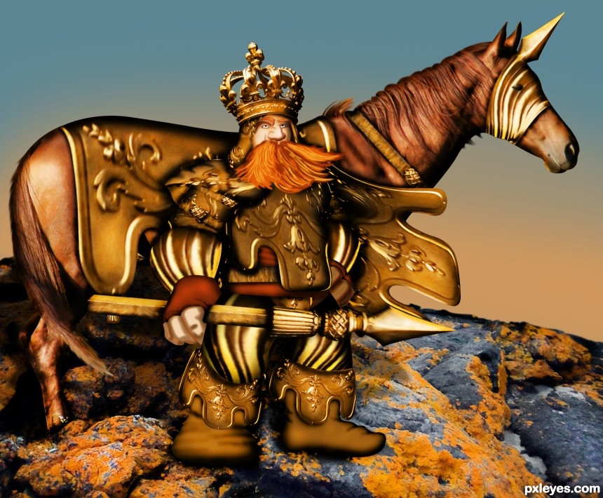 King of the Dwarfs photoshop picture)
