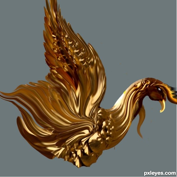 Creation of Flight of The Golden Phoenix : Step 6