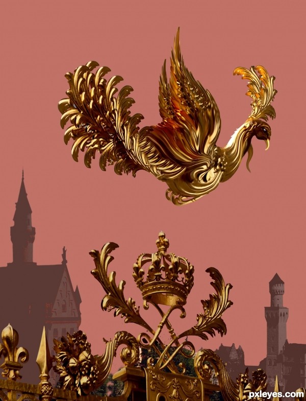 Creation of Flight of The Golden Phoenix : Step 12
