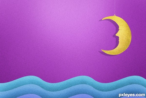 Creation of The Moon Was Yellow: Step 3