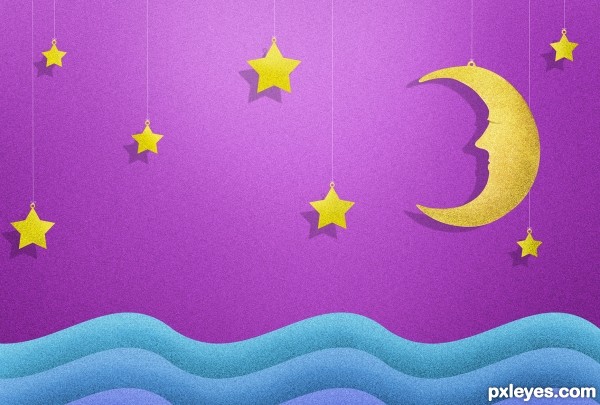 Creation of The Moon Was Yellow: Step 4
