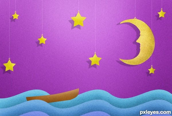 Creation of The Moon Was Yellow: Step 5