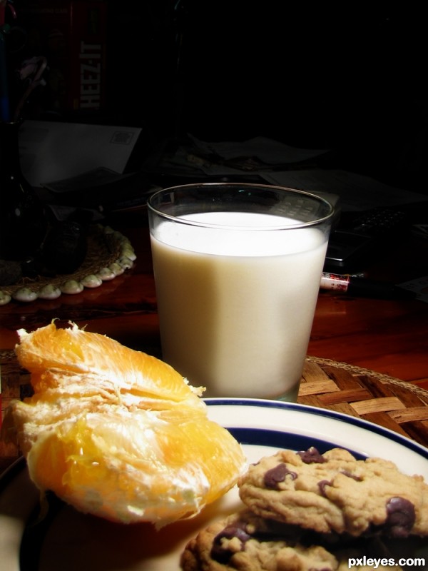Creation of MOMMM There's Something in My MILK: Step 4