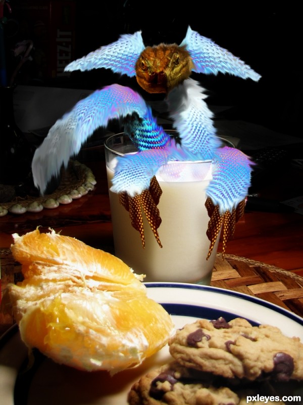 Creation of MOMMM There's Something in My MILK: Step 5