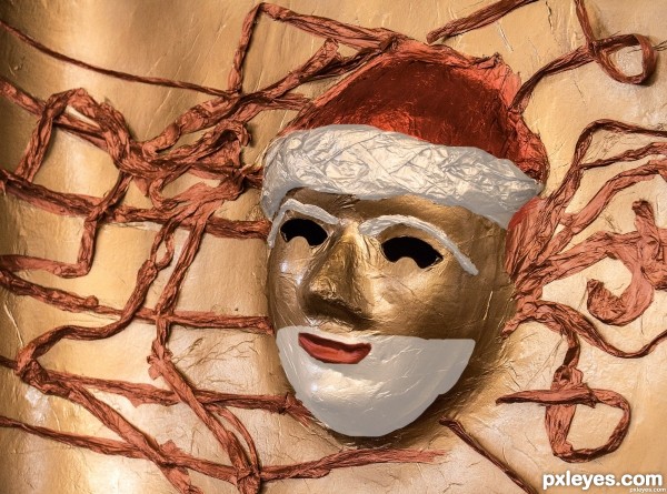 Creation of Santa's Mask: Final Result