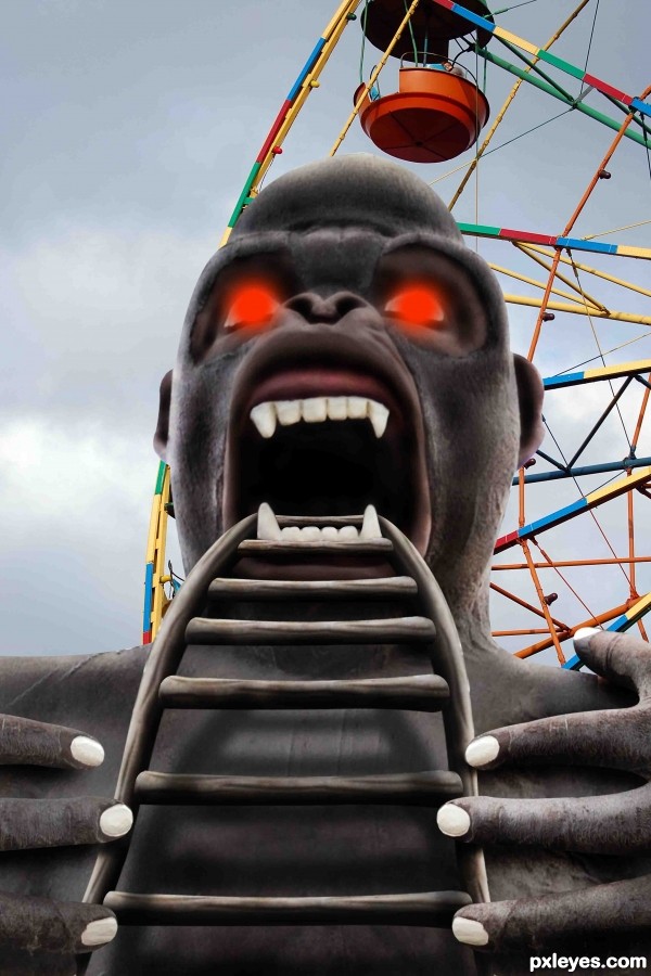 Creation of The train of terror: Step 8