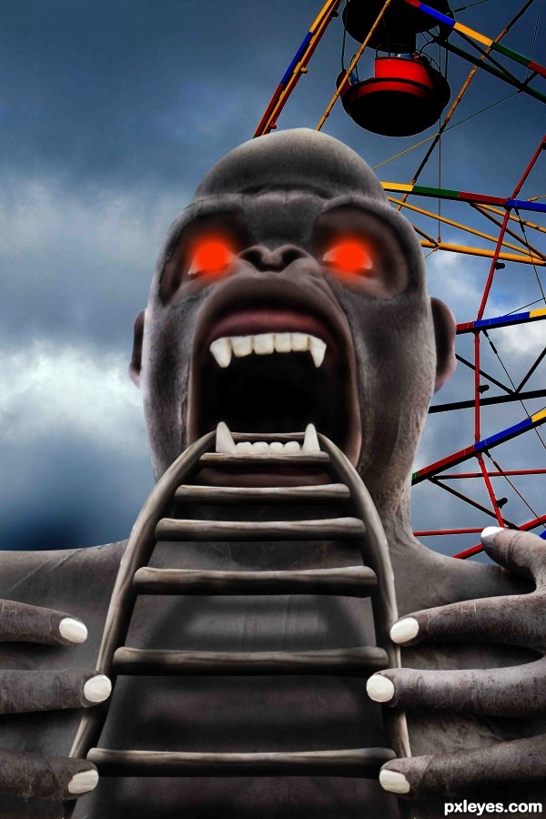 Creation of The train of terror: Step 9