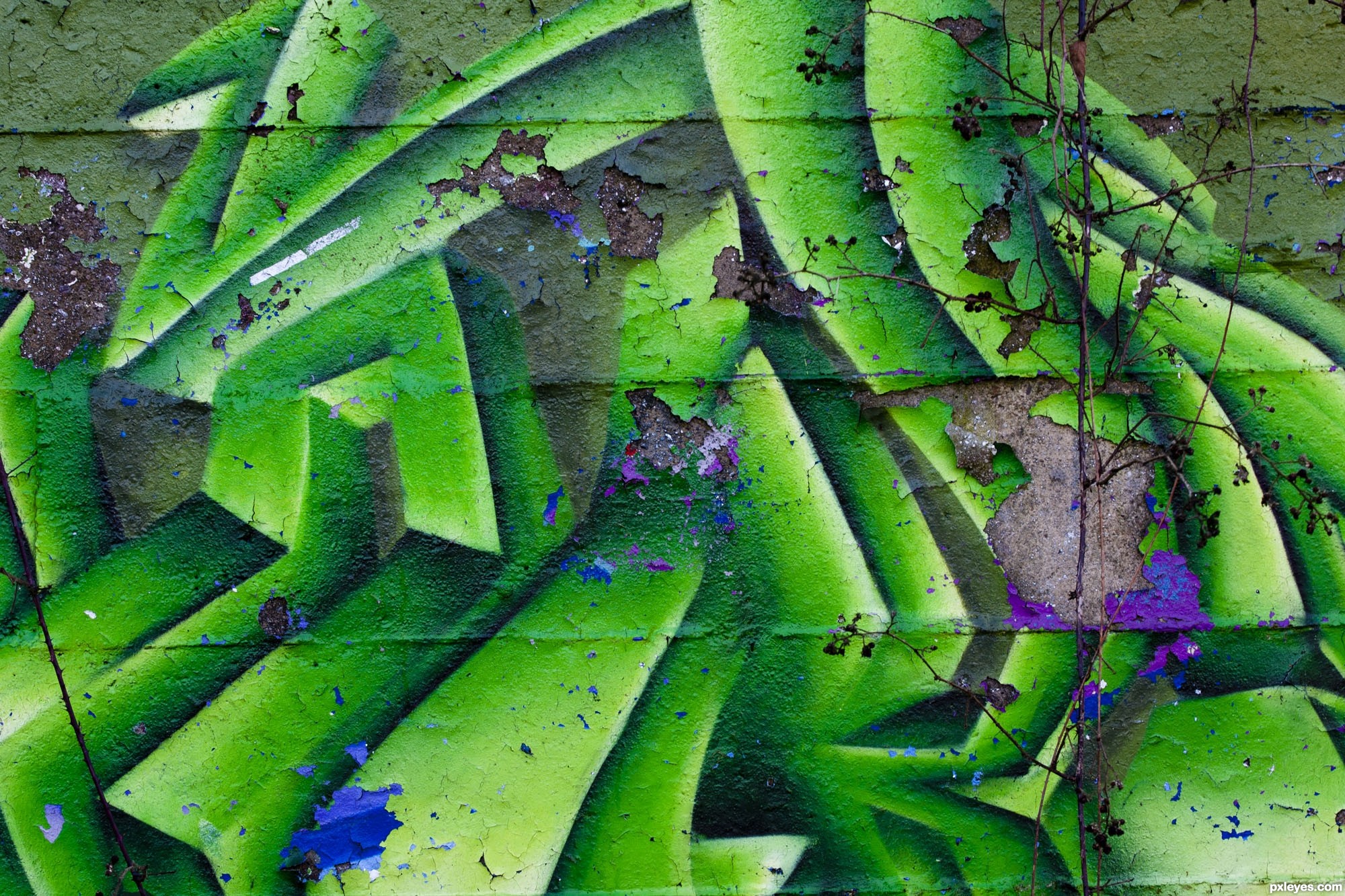  Green Graffiti