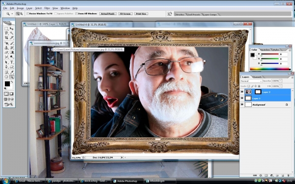 Creation of beard man: Step 1