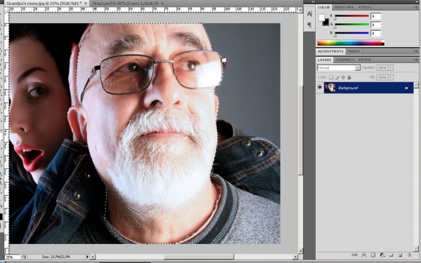 Creation of Papa Smurf: Step 2