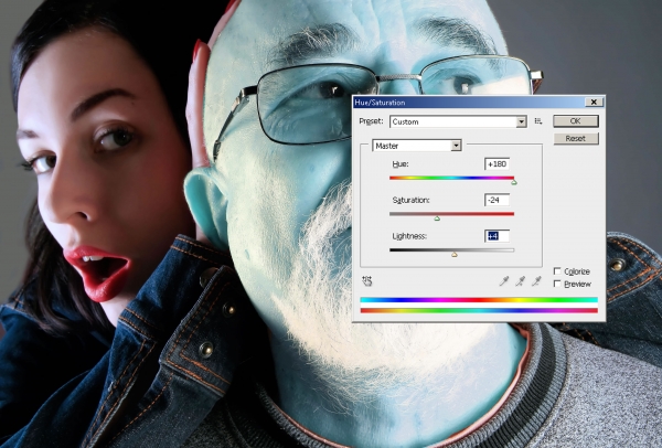 Creation of Papa Smurf: Step 3