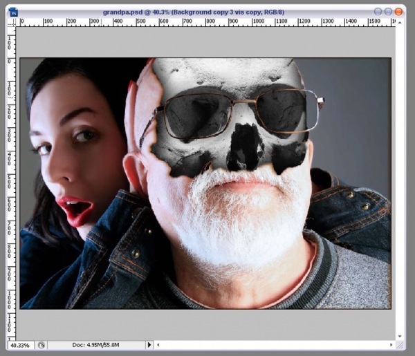 Creation of It's only skin My Dear!!: Step 2