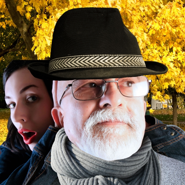 Creation of evening grandpa: Step 2