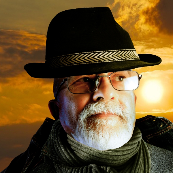 Creation of evening grandpa: Step 4