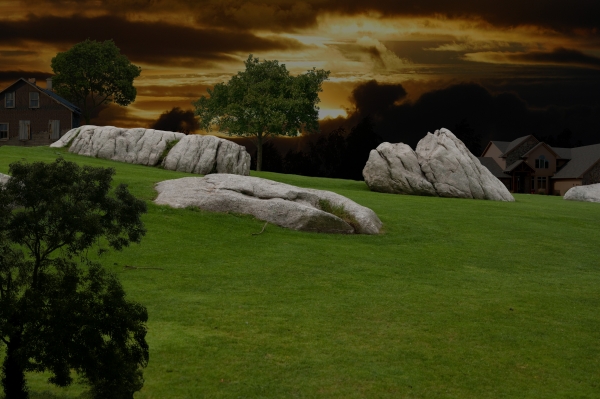 Creation of Just an old village: Step 7