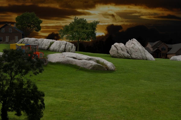 Creation of Just an old village: Step 8