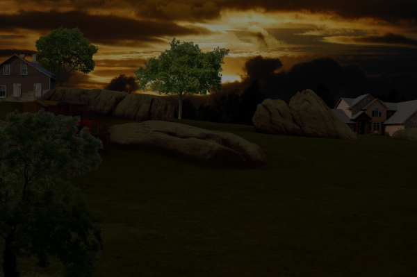 Creation of Just an old village: Step 9