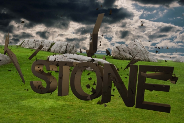 Creation of stone: Step 8