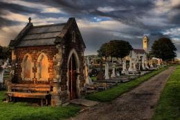 In a Country Churchyard Picture