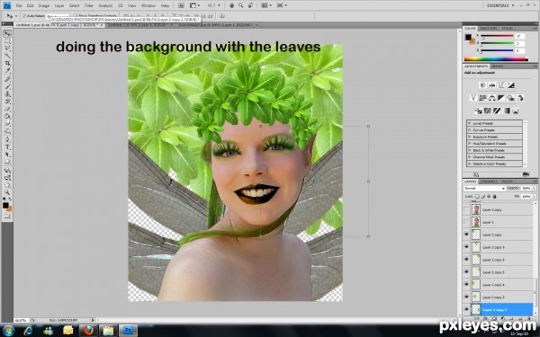 Creation of Forest Fairie: Step 6