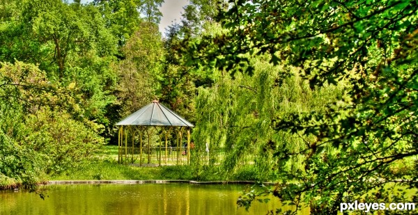 the gazebo