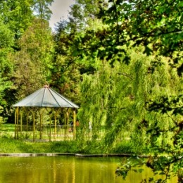 the gazebo