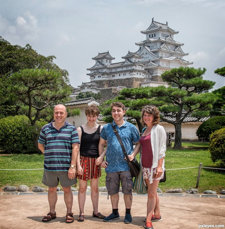 Family on holiday