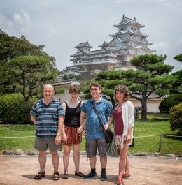 Family on holiday